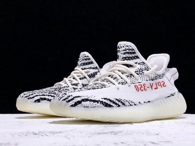 350 White Adidas V2 Boost Black CP9654 Yeezy Zebra 0801